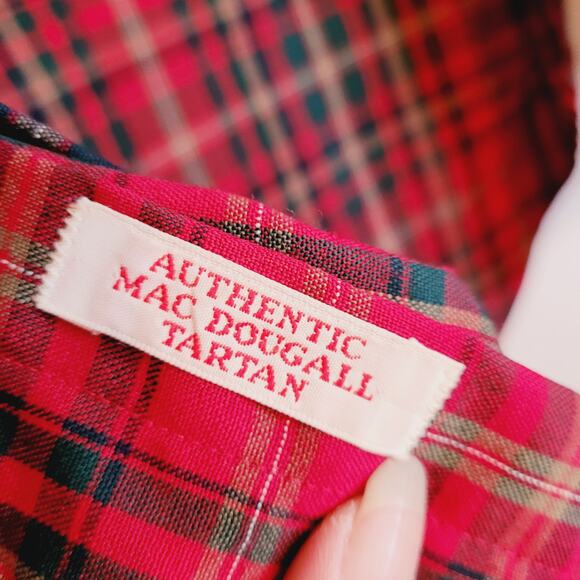 Vintage Pendleton mens MacDougal tartan plaid wool long sleeve button down shirt - Picture 4 of 10